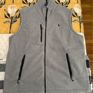 Polo by Ralph Lauren Gray Vest with Black Accents